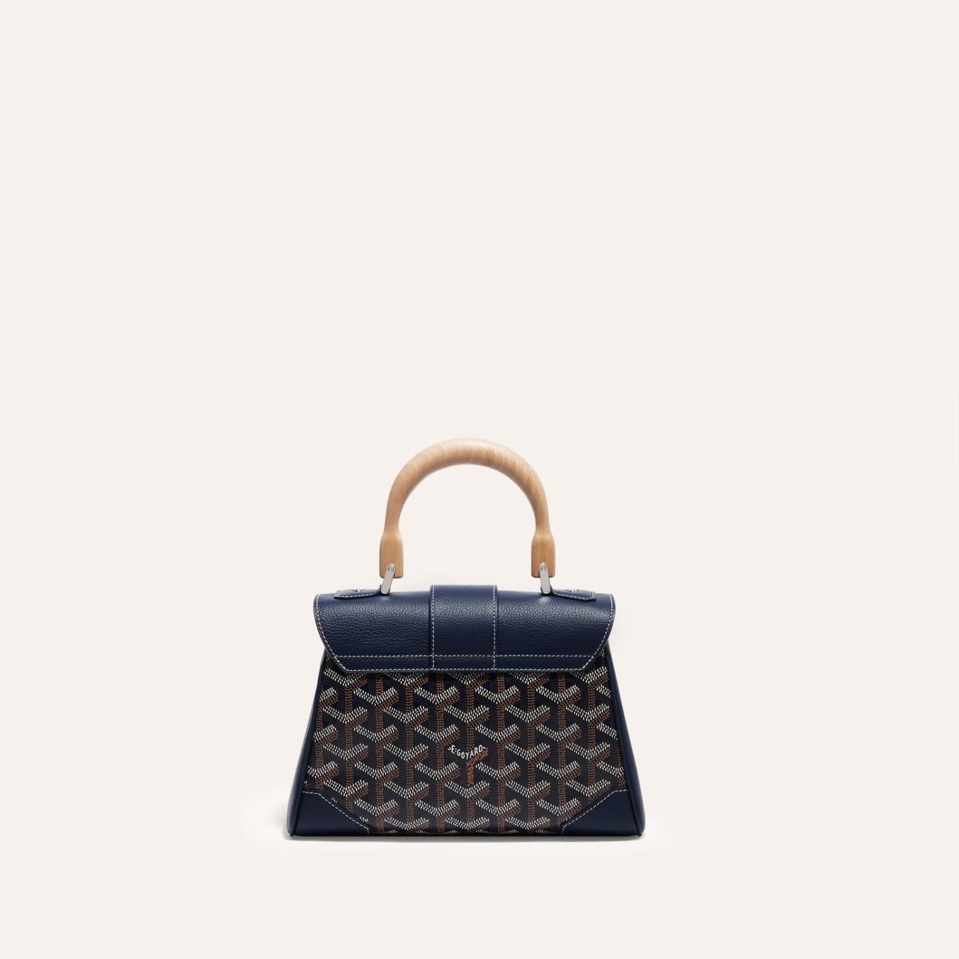 Goyard Saigon Souple Mini Bag Navy Blue - Image 3